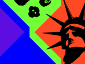 A Honey Monkey Pineapple logo banner, including an image resembling the head of the Statue of Liberty