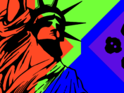 A Honey Monkey Pineapple logo banner, including an image resembling the Statue of Liberty