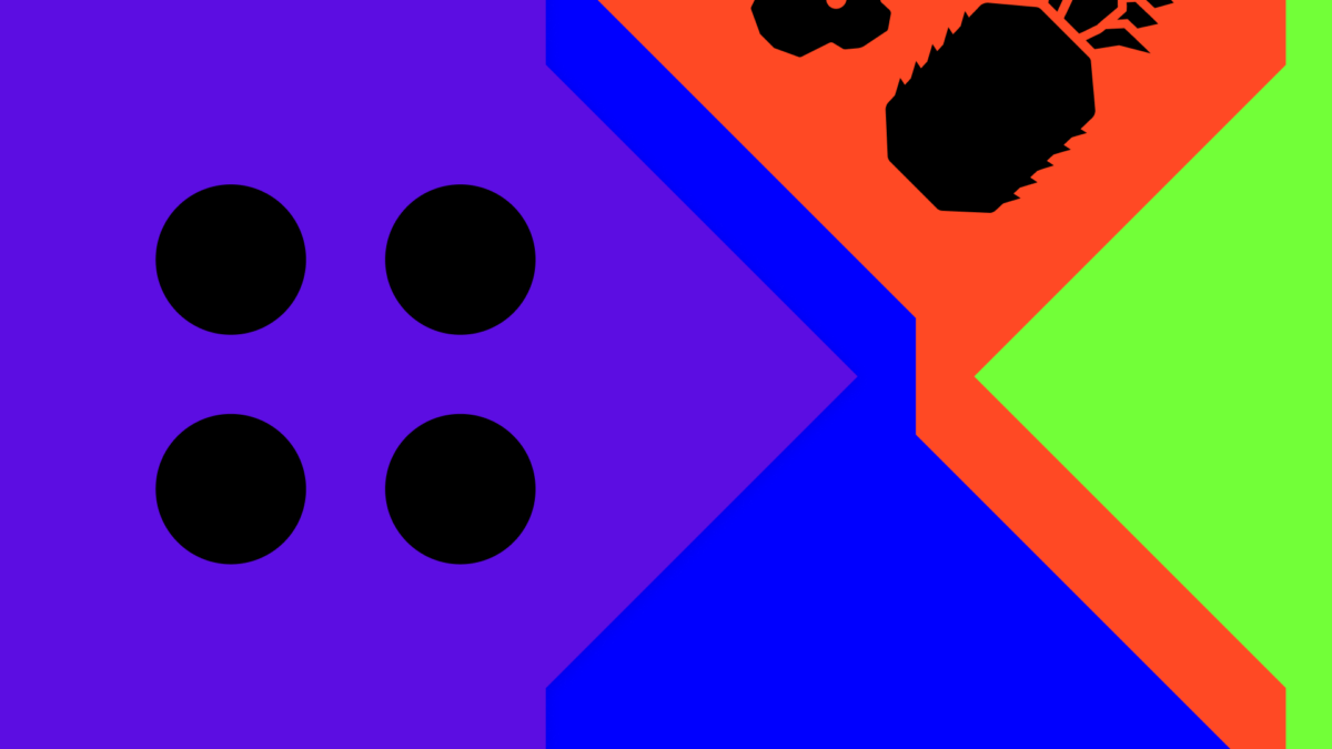 A Honey Monkey Pineapple logo banner, including four black dots forming a square shape