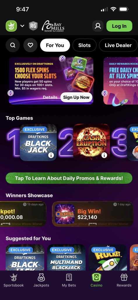 DraftKings Casino MI